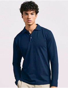 P-4600-Mens Heavy Polo Long Sleeve 2